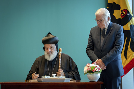 Gespräch des Bundespräsidenten mit dem Patriarchen der Kirche von Antiochien in Berlin