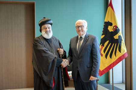 Gespräch des Bundespräsidenten mit dem Patriarchen der Kirche von Antiochien in Berlin