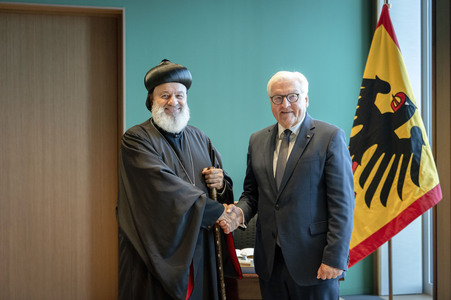 Gespräch des Bundespräsidenten mit dem Patriarchen der Kirche von Antiochien in Berlin