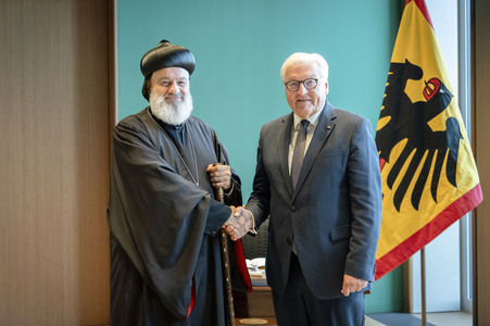 Gespräch des Bundespräsidenten mit dem Patriarchen der Kirche von Antiochien in Berlin