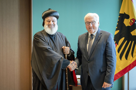 Gespräch des Bundespräsidenten mit dem Patriarchen der Kirche von Antiochien in Berlin