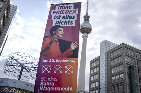 Wahlkampfabschluss des BSW zur Abgeordnetenhauswahl 2026 in Berlin