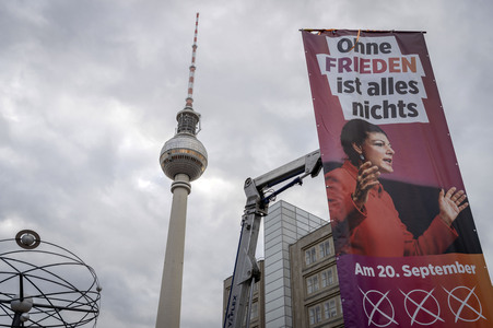 Wahlkampfabschluss des BSW zur Abgeordnetenhauswahl 2026 in Berlin