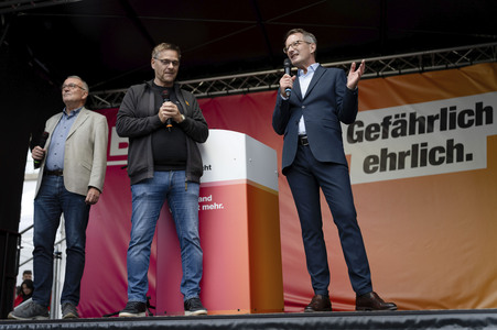 Wahlkampfabschluss des BSW zur Abgeordnetenhauswahl 2026 in Berlin