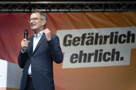 Wahlkampfabschluss des BSW zur Abgeordnetenhauswahl 2026 in Berlin