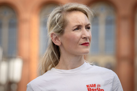 Wahlkampfabschluss der Partei Die Linke zur Abgeordnetenhauswahl 2026 in Berlin