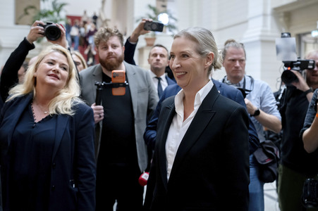 Wahlparty der AfD nach der Abgeordnetenhauswahl in Berlin