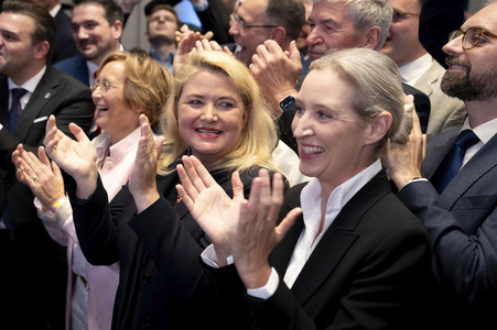 Wahlparty der AfD nach der Abgeordnetenhauswahl in Berlin