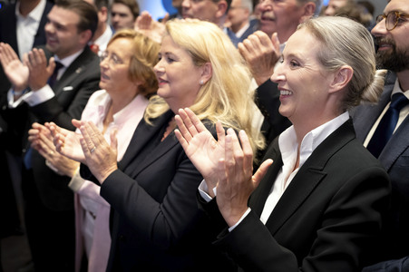 Wahlparty der AfD nach der Abgeordnetenhauswahl in Berlin