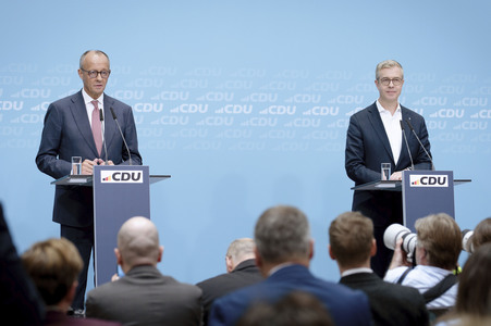 CDU Pressekonferenz zu den Landtagswahlen in Berlin und Mecklenburg-Vorpommern in Berlin
