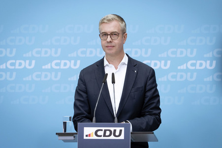 CDU Pressekonferenz zu den Landtagswahlen in Berlin und Mecklenburg-Vorpommern in Berlin