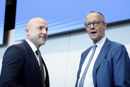 Fraktionssitzung der CDU/CSU-Bundestagsfraktion in Berlin