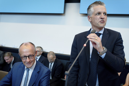 Fraktionssitzung der CDU/CSU-Bundestagsfraktion in Berlin