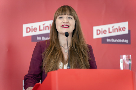 Fraktionssitzung der Bundestagsfraktion der Partei Die Linke in Berlin