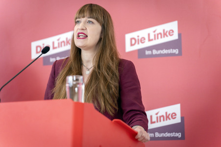 Fraktionssitzung der Bundestagsfraktion der Partei Die Linke in Berlin