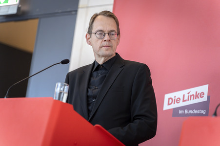 Fraktionssitzung der Bundestagsfraktion der Partei Die Linke in Berlin