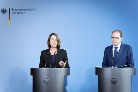 Pressekonferenz zum Aktionsplan Sozialleistungsmissbrauch in Berlin