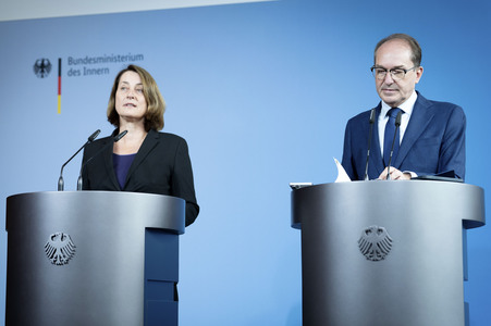 Pressekonferenz zum Aktionsplan Sozialleistungsmissbrauch in Berlin