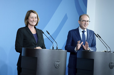 Pressekonferenz zum Aktionsplan Sozialleistungsmissbrauch in Berlin