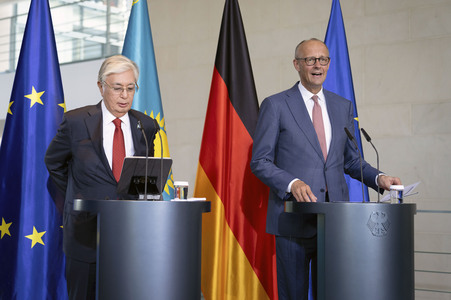 Empfang des Präsidenten von Kasachstan in Berlin