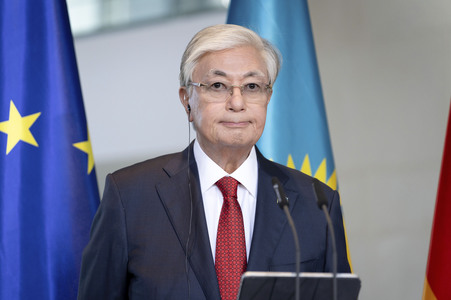 Empfang des Präsidenten von Kasachstan in Berlin