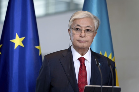 Empfang des Präsidenten von Kasachstan in Berlin