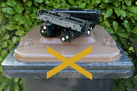 Symbolfoto Tonerentsorgung