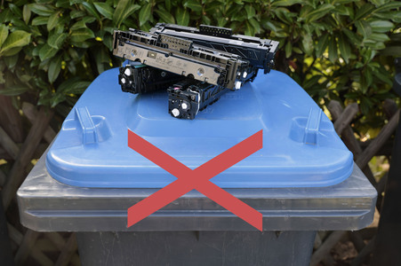 Symbolfoto Tonerentsorgung