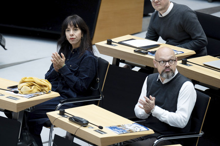 1. Plenarsitzung des neuen Berliner Abgeordnetenhauses in Berlin