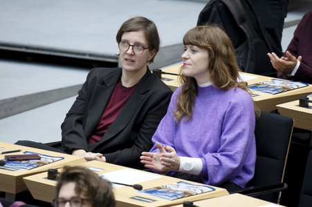 1. Plenarsitzung des neuen Berliner Abgeordnetenhauses in Berlin