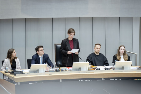 1. Plenarsitzung des neuen Berliner Abgeordnetenhauses in Berlin