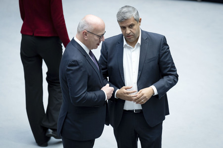 1. Plenarsitzung des neuen Berliner Abgeordnetenhauses in Berlin