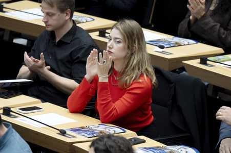 1. Plenarsitzung des neuen Berliner Abgeordnetenhauses in Berlin