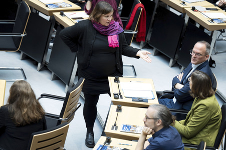 1. Plenarsitzung des neuen Berliner Abgeordnetenhauses in Berlin