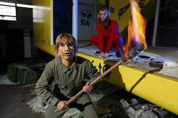 GEEK ART: 'Planet der Affen / Planet of the Apes' Bodypainting