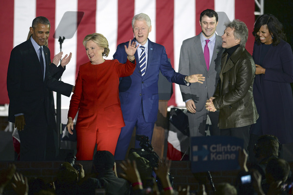 'Get out the Vote' Wahlkampfveranstaltung in Philadelphia