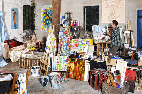 WORKING ART: Künstler / Artist Bodypainting