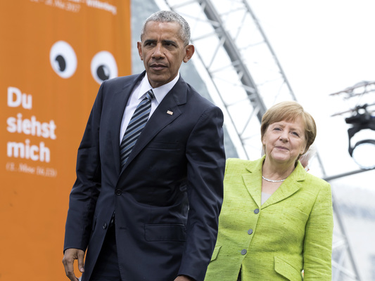 Obama und Merkel