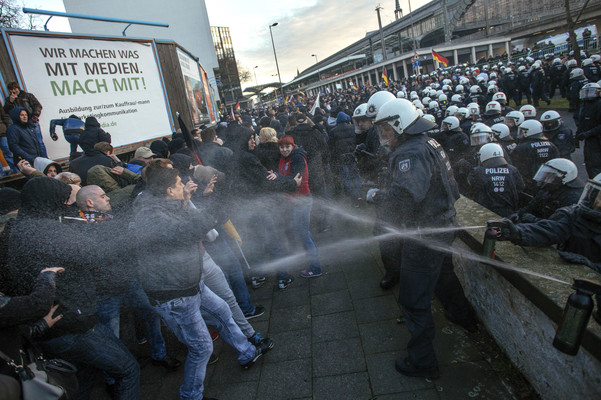 Pegida Demo in Köln