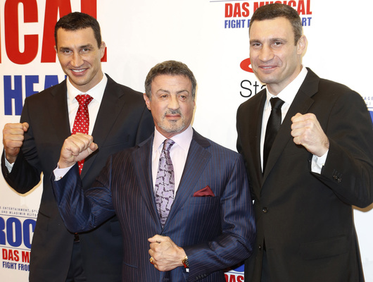 Wladimir Klitschko, Sylvester Stallone, Vitali Klitschko