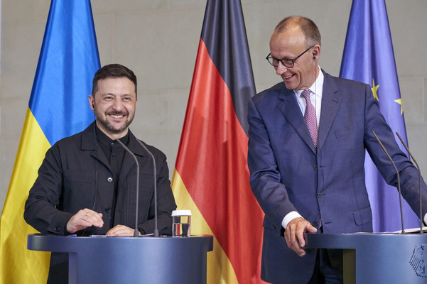Empfang des Präsidenten der Ukraine in Berlin