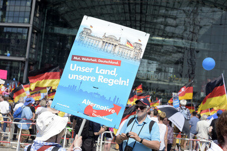 AfD Demo 'Zukunft Deutschland' in Berlin