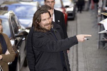 'Knight of Cups' Pressekonferenz Abfahrt, Berlinale 2015