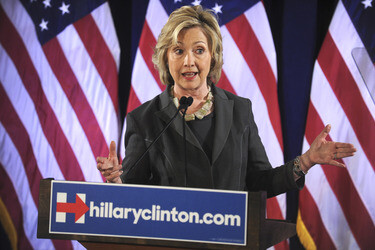 Hillary Clinton spricht in New York