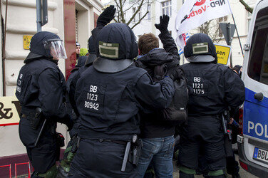 'Cottbus nazifrei' Demonstration, Cottbus