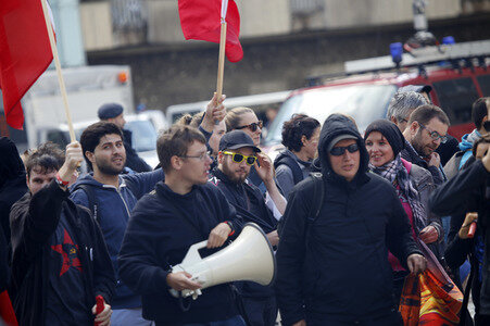 Gegendemo zur Pro NRW Kundgebung in Köln