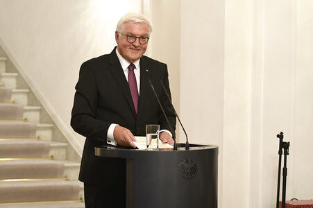 Gesprächsrunde in der Villa Hammerschmidt in Bonn