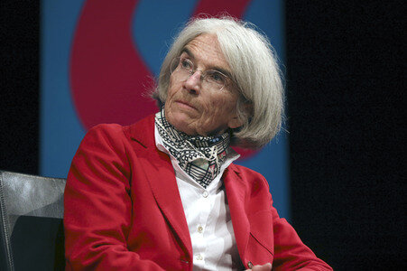 Donna Leon und Annett Renneberg beim lit.Cologne Spezial 2017 in Köln