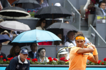 Tennis Match Rafael Nadal vs Joao Sousa in Madrid