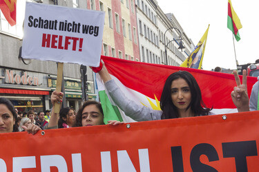 'Berlin ist Kobane' Demonstration, Berlin